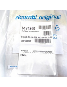 Теплообмінник бітермічний для газового котла Sime Metropolis DGT 25 OF (з 2010 р.) 6174260