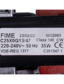 Вентилятор Fime GR00715P 35 Вт для газового котла Sime/Ariston 6225634