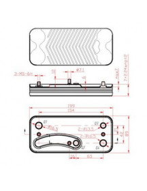 Теплообмінник пластинчастий ГВП (14 пластин) для газ. котла Sime Format Dewy.zip BF, Format.zip BF 6281522 Теплообмінник пластинчастий ГВП (14 пластин) для газ. котла Sime Format Dewy.zip BF, Format.zip BF 6281522