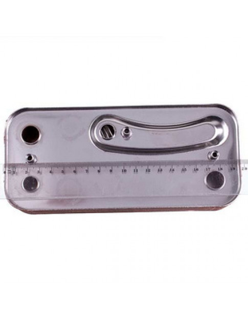 Теплообмінник пластинчастий ГВП (18 пластин) для газового котла Sime Format.Zip BF, Format Dewy.Zip 6281535