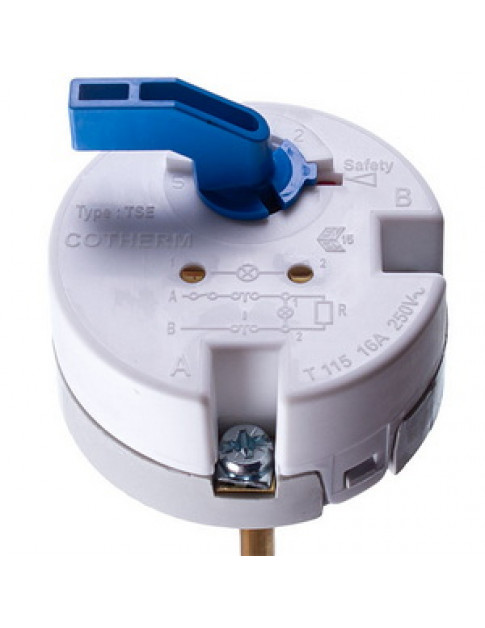 Термостат для бойлера Gorenje \ Tiki 633364 Thermowatt RTS 3 16A 250V 65/77°C (2 клеми) Термостат для бойлера Gorenje \ Tiki 633364 Thermowatt RTS 3 16A 250V 65/77°C (2 клеми)