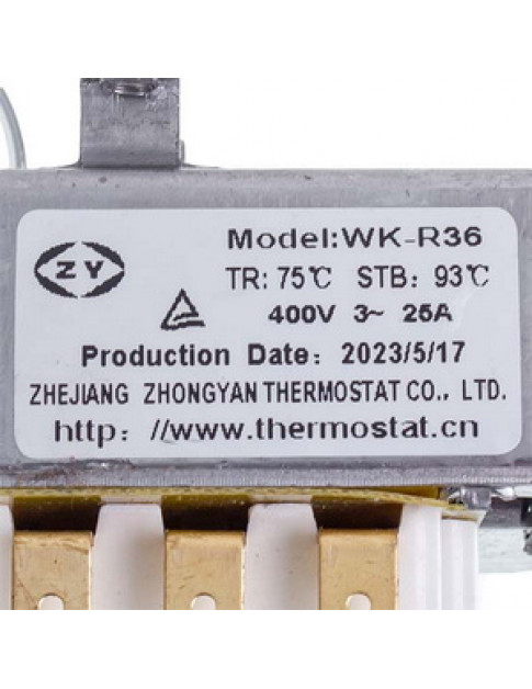 Термостат для бойлера Drazice 6405608 Cotherm WK-R36 3-25A 400V, 2 капіляри