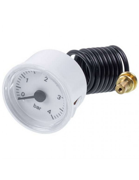 Манометр 0-4 бар D=43/40 мм для газового котла Ariston T2, Microgenus, Microsystem 65100695