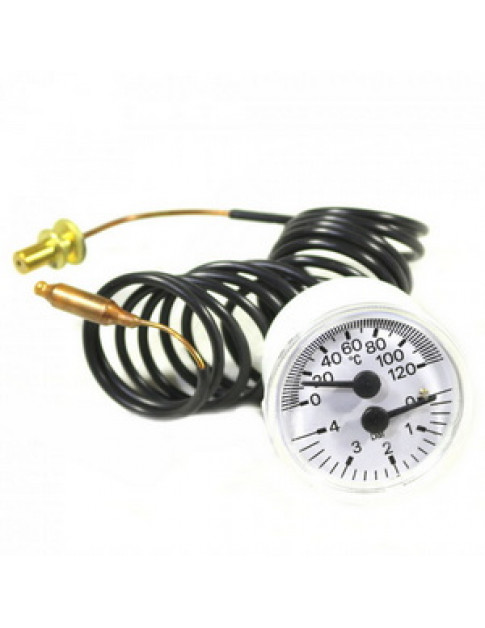 Термоманометр для газового котла Ariston Uno 24 MI/MFFI 65100757 Термоманометр для газового котла Ariston Uno 24 MI/MFFI 65100757