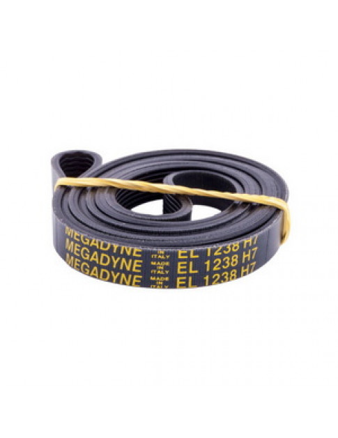 Ремінь для пральної машини 651009072 Megadyne 1238H7 EL чорний