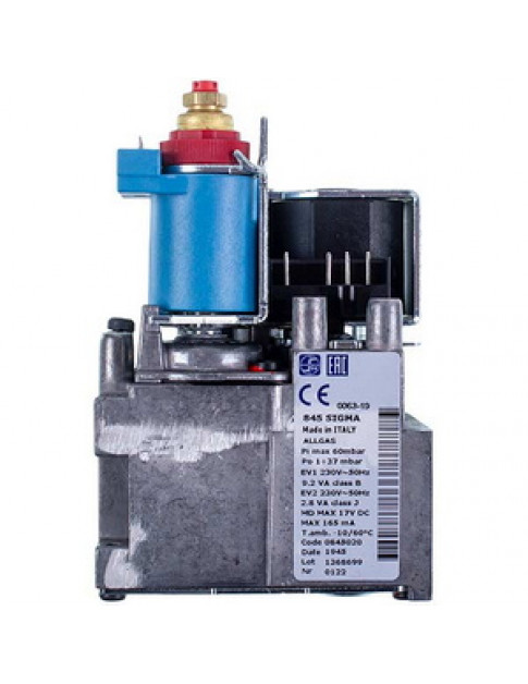 Газовий клапан Sit Sigma 845 (0.845.020) для газового котла Ariston/Chaffoteaux 65104254