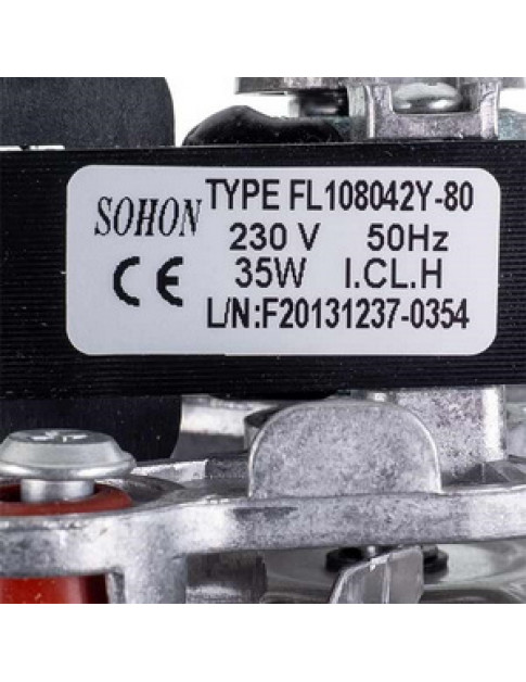 Вентилятор Sohon FL108042Y-80 35 Вт для газового котла Ariston AS, BS, Clas, Egis, Chaffoteaux Alixia 65104255