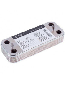 Теплообмінник пластинчастий ГВП (12 пластин) для газового котла 65104333