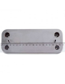 Теплообмінник пластинчастий ГВП (12 пластин) для газового котла Ariston/Сhaffoteaux 65104333