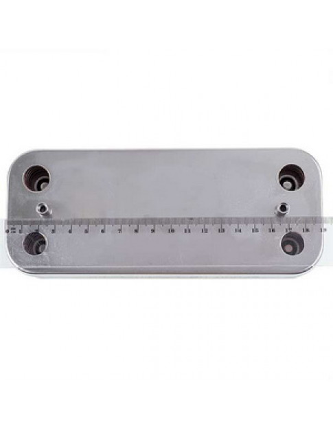 Теплообмінник пластинчастий ГВП (12 пластин) для газового котла Ariston/Сhaffoteaux 65104333