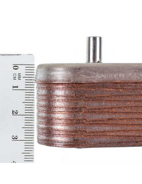 Теплообмінник пластинчастий ГВП (12 пластин) для газового котла Ariston/Сhaffoteaux 65104333 Теплообмінник пластинчастий ГВП (12 пластин) для газового котла Ariston/Сhaffoteaux 65104333