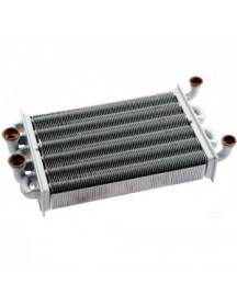 Теплообмінник бітермічний для газового котла Ariston Egis/AS 24 кВт (до 2008 р.) 65105094