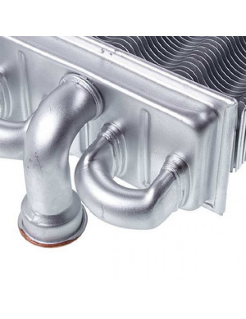 Теплообмінник бітермічний (76 ламелей) для газового котла Ariston AS, Egis, Biasi Binova 24 кВт 65106300