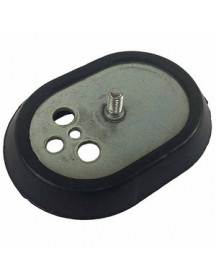 Фланець овальний 115x85mm 65108275 з прокладкою для бойлера Ariston 