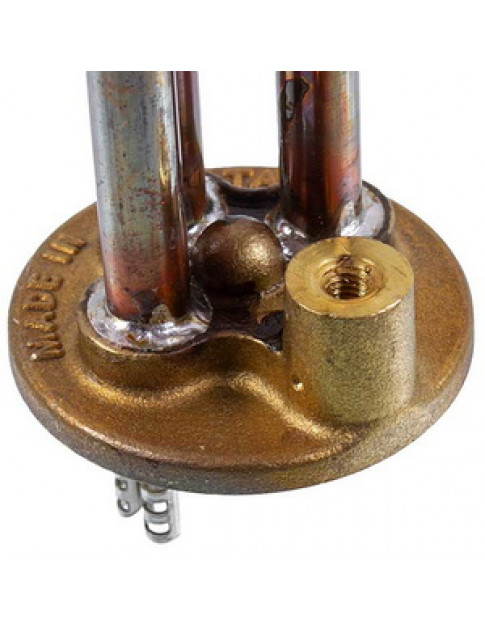 Тен фланцевий для бойлера Ariston 65114900 1200W (мідний) фланець 48mm, L-170mm (під анод M5)