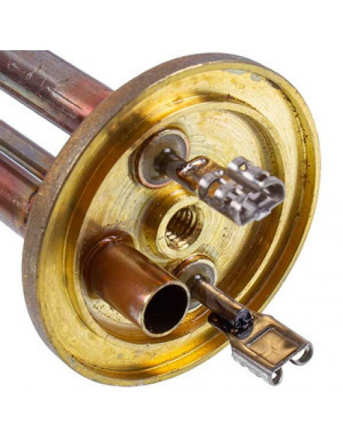 Тен фланцевий для бойлера Ariston 65114900 1200W (мідний) фланець 48mm, L-170mm (під анод M5)