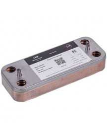 Теплообмінник пластинчастий ГВП (12 пластин) для газового котла Ariston BS/Clas/Genus/Egis Plus 65116314