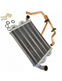 Теплообмінник первинний для газового котла Ariston Clas, Genux, Alteas,Chaffoteaux Pigma 28-30 кВт(турбо) 65119091