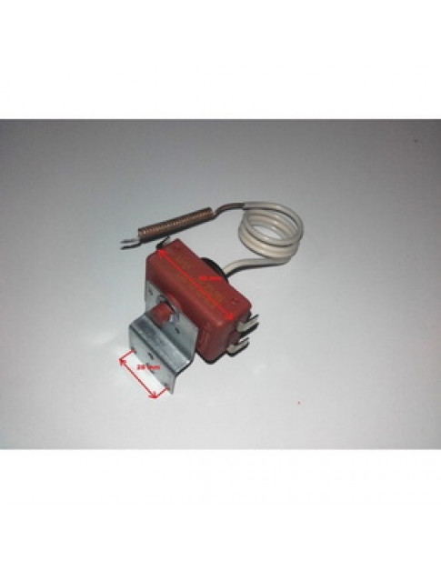 Термозапобіжник для бойлера Drazice 6541907 EIKA 16A 250V 99°C (Г-образні клеми), капіляр L=450mm