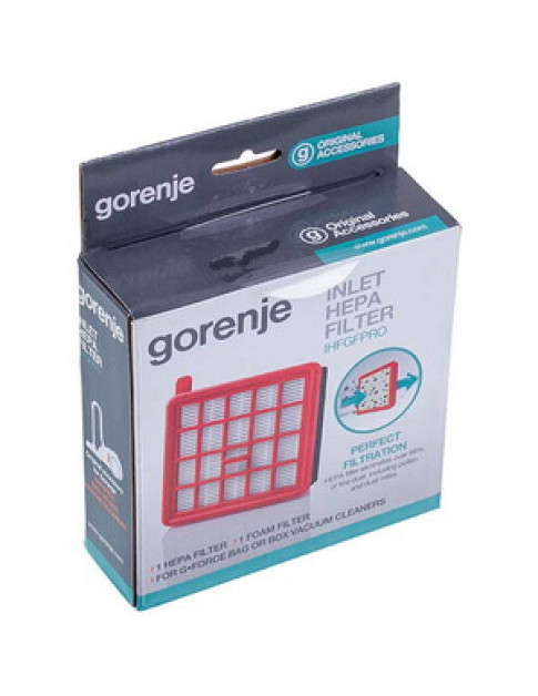 Фільтр контейнера HEPA 680183 + поролоновий для пилососа Gorenje