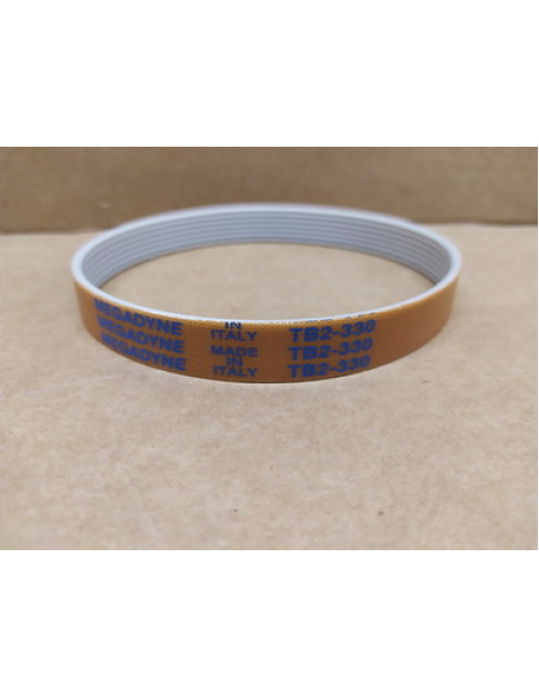 Ремінь для слайсера RGV, Sirman, Fimar, Celme 698217 Megadyne TB2-330х7 помаранчевий