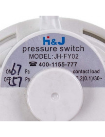 Реле тиску повітря (пресостат) 67/57 Па для газового котла 6PRESSOS02 Реле тиску повітря (пресостат) 67/57 Па для газового котла 6PRESSOS02