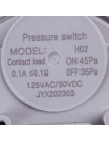 Реле тиску повітря (пресостат) 45/35 Па для газового котла Fondital/Nova Florida 6PRESSOS03
