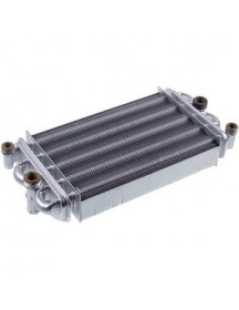 Теплообмінник бітермічний (82 лам.) для газового котла Fondital Victoria Compact, Nova Florida Vela Compact 6SCAMBIM04