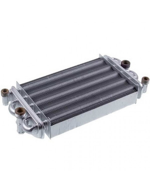 Теплообмінник бітермічний (82 лам.) для газового котла Fondital Victoria Compact, Nova Florida Vela Compact 6SCAMBIM04