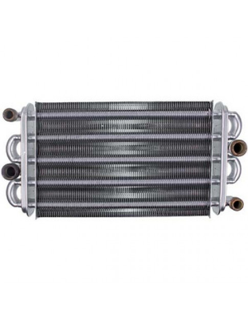 Теплообмінник бітермічний (82 лам.) для газового котла Fondital Victoria Compact, Nova Florida Vela Compact 6SCAMBIM04