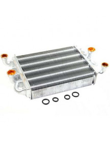 Теплообмінник бітермічний для газового котла Fondital Antea, Nova Florida Delfis 24 кВт (турбо) 6SCAMBIT00