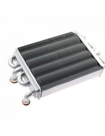 Теплообмінник бітермічний для газового котла Fondital Antea, Nova Florida Delfis 24 кВт 6SCAMBIT01