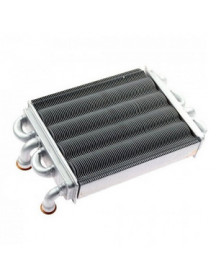 Теплообмінник бітермічний для газового котла Fondital Antea, Nova Florida Delfis 24 кВт 6SCAMBIT01