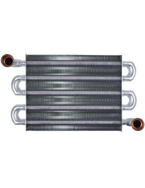 Теплообмінник первинний (75 ламелей) для газового котла Fondital Antea, Nova Florida Delfis 24 кВт 6SCAMMON09