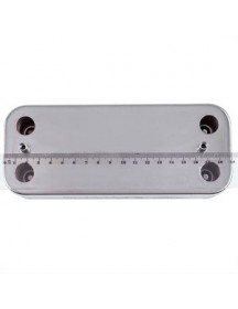 Теплообмінник пластинчастий ГВП (14 пластин) для газового котла 6SCAMPIA01 Теплообмінник пластинчастий ГВП (14 пластин) для газового котла 6SCAMPIA01