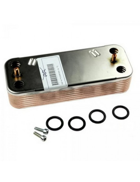 Теплообмінник пластинчастий ГВП (14 пластин) для газового котла Fondital Tahiti Dual, Nova Florida Pictor Dual 6SCAMPIA01 Теплообмінник пластинчастий ГВП (14 пластин) для газового котла Fondital Tahiti Dual, Nova Florida Pictor Dual 6SCAMPIA01