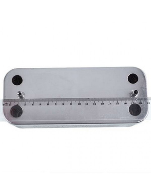 Теплообмінник пластинчастий ГВП (18 пл.) для газового котла Fondital Tahiti Dual, Nova Florida Aries, Pictor 6SCAMPIA02 Теплообмінник пластинчастий ГВП (18 пл.) для газового котла Fondital Tahiti Dual, Nova Florida Aries, Pictor 6SCAMPIA02