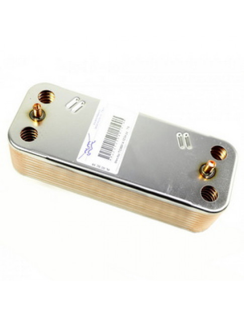 Теплообмінник пластинчастий ГВП (18 пластин) для газового котла Fondital Tahiti, Nova Florida Pictor 28 кВт 6SCAMPIA02 Теплообмінник пластинчастий ГВП (18 пластин) для газового котла Fondital Tahiti, Nova Florida Pictor 28 кВт 6SCAMPIA02