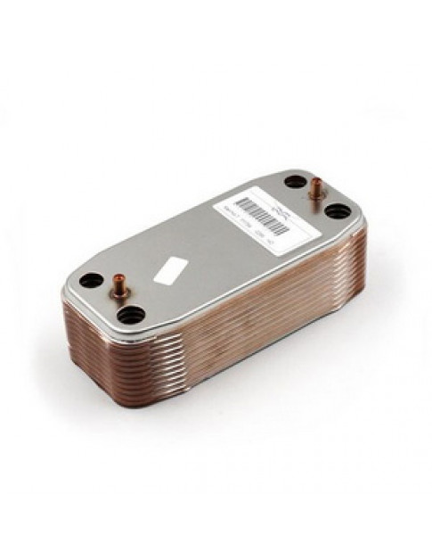 Теплообмінник пластинчастий ГВП Alfa Laval (22 пластини) для газового котла Fondital Nias Dual 6SCAMPIA05 Теплообмінник пластинчастий ГВП Alfa Laval (22 пластини) для газового котла Fondital Nias Dual 6SCAMPIA05