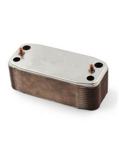 Теплообмінник пластинчастий ГВП (26 пластин) для газового котла Fondital/Nova Florida 6SCAMPIA06