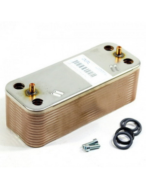 Теплообмінник пластинчастий ГВП для конденсаційного котла Fondital Nias,Tahiti, Nova Florida Libra, Pictor 6SCAMPIA06