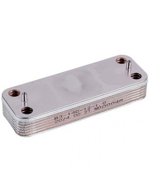 Теплообмінник пластинчастий ГВП (12 пластин) для газового котла 6SCAMPIA07