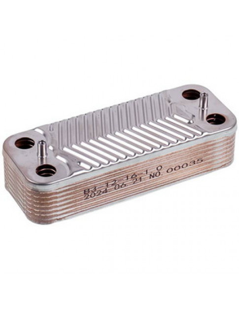 Теплообмінник пластинчастий ГВП (16 пластин) для газового котла 7006951209