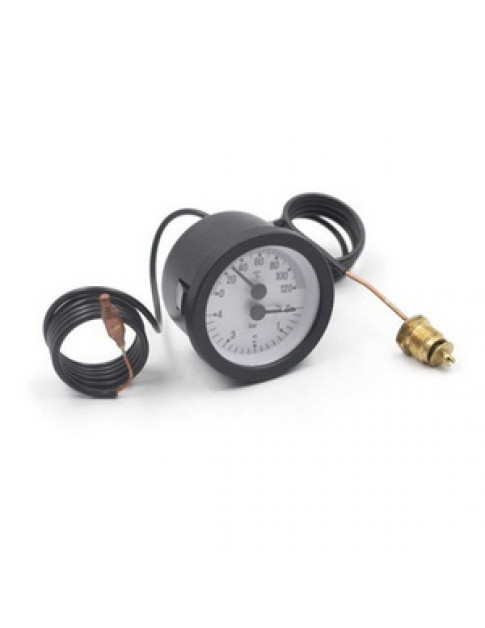 Термоманометр 0-4 бар 0-120 °C для газового котла Junkers/Bosch/Buderus, Protherm 7098311