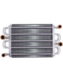 Теплообмінник бітермічний (78 ламелей) для газового котла Baxi Main 5 710537600 Теплообмінник бітермічний (78 ламелей) для газового котла Baxi Main 5 710537600