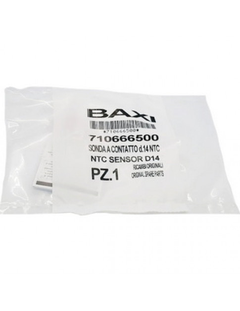 Датчик температури NTC накладний D=14 мм для газового котла Baxi Main 5/Eco 5 Compact 710666500