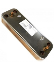 Теплообмінник пластинчастий (12 пл.) для газового котла Baxi Eco Four, Luna 3 Comfort, Westen Star (з 2014 р.) 711612800