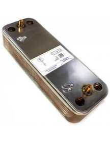 Теплообмінник пластинчастий (14 пластин) для газового котла Baxi Eco 3/Four,Luna-3 Comfort/Duo-Tec,Westen Star 711613000