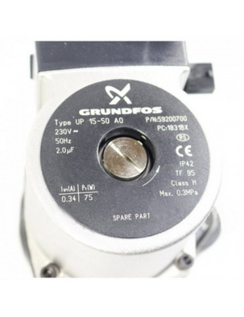Насос циркуляційний у зборі Grundfos UP 15-50 75 Вт для газового котла Baxi Eco 3/Four, Westen Pulsar 722275900