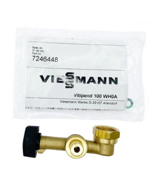 Кран підживлення зі шлангом для газового котла Viessmann WH0 7246448 Кран підживлення зі шлангом для газового котла Viessmann WH0 7246448